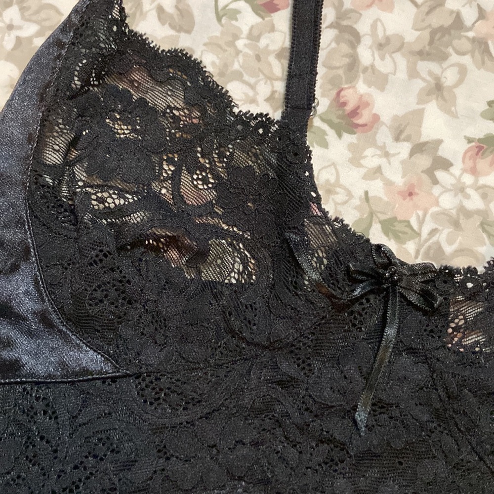 Vintage Victoria’s Secret Gold Label Black Bodysuit - Picture 4 of 9